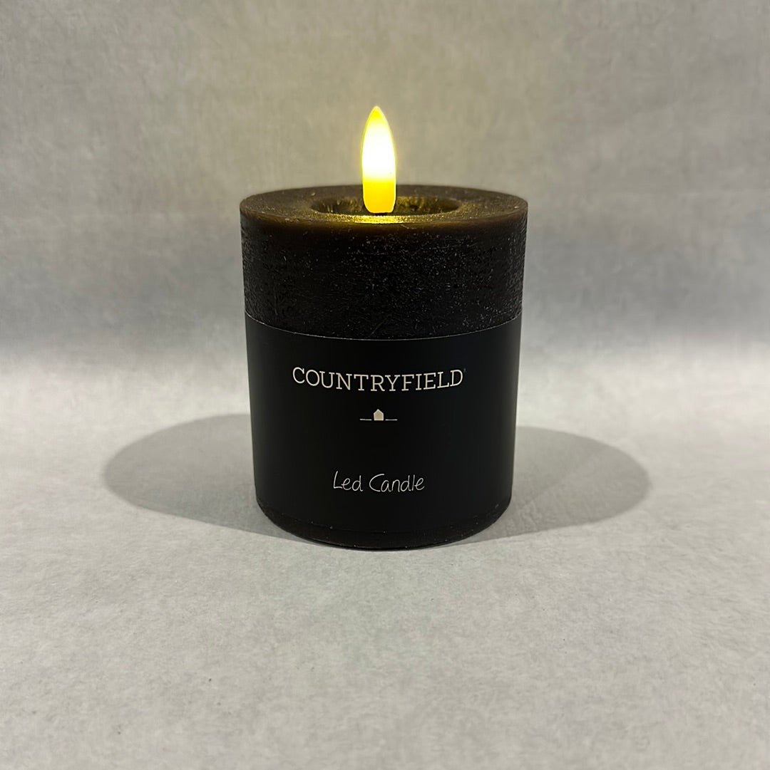 Ledkaars zwart Stomp 10 cm