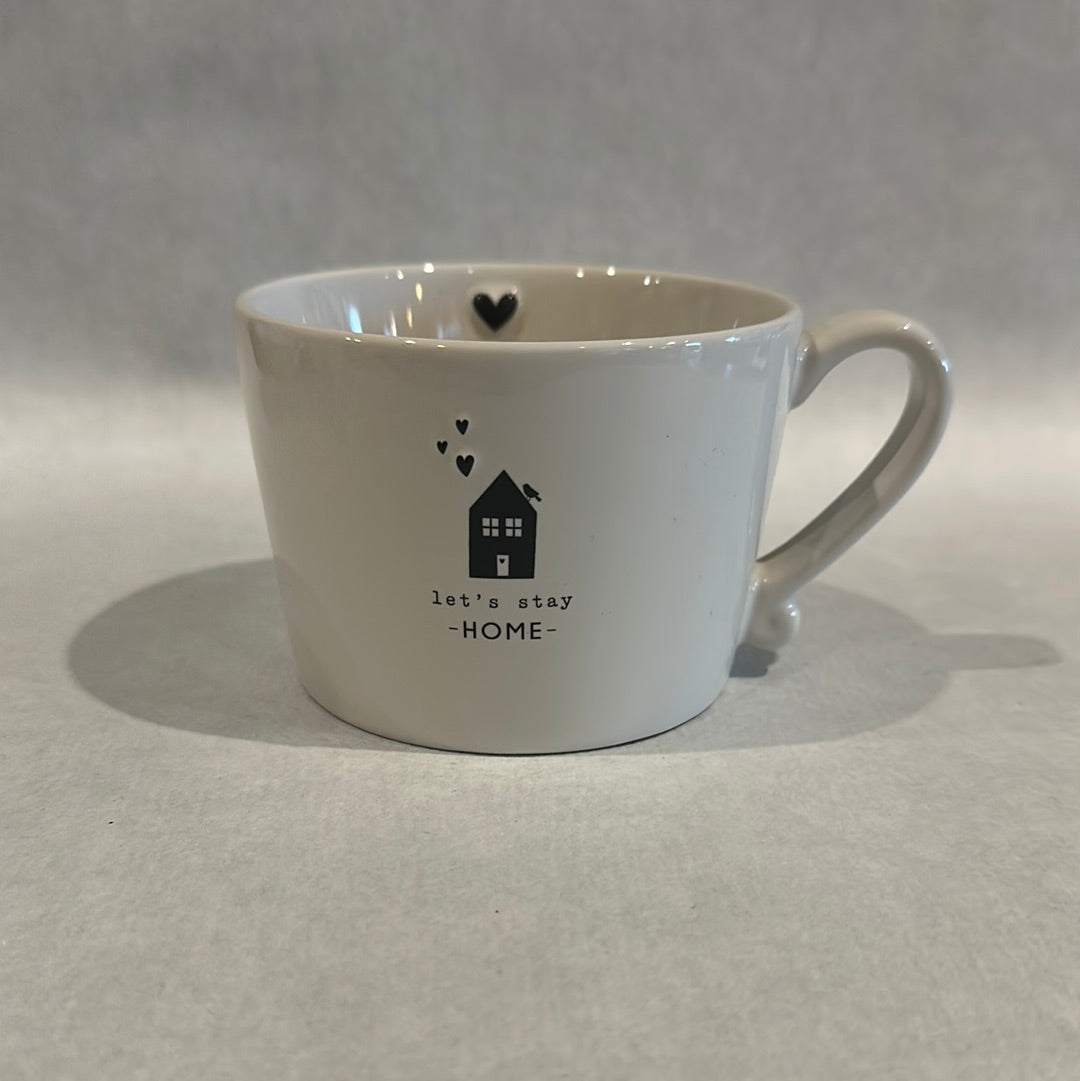 Cup White/Let’s Stay Home Black