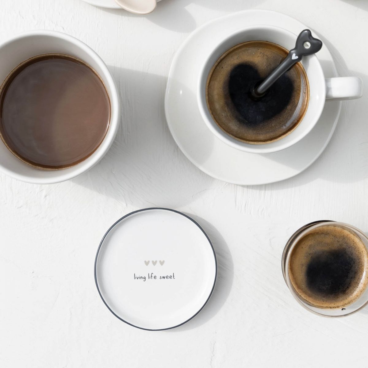 Teatip White/living life sweet 9 cm