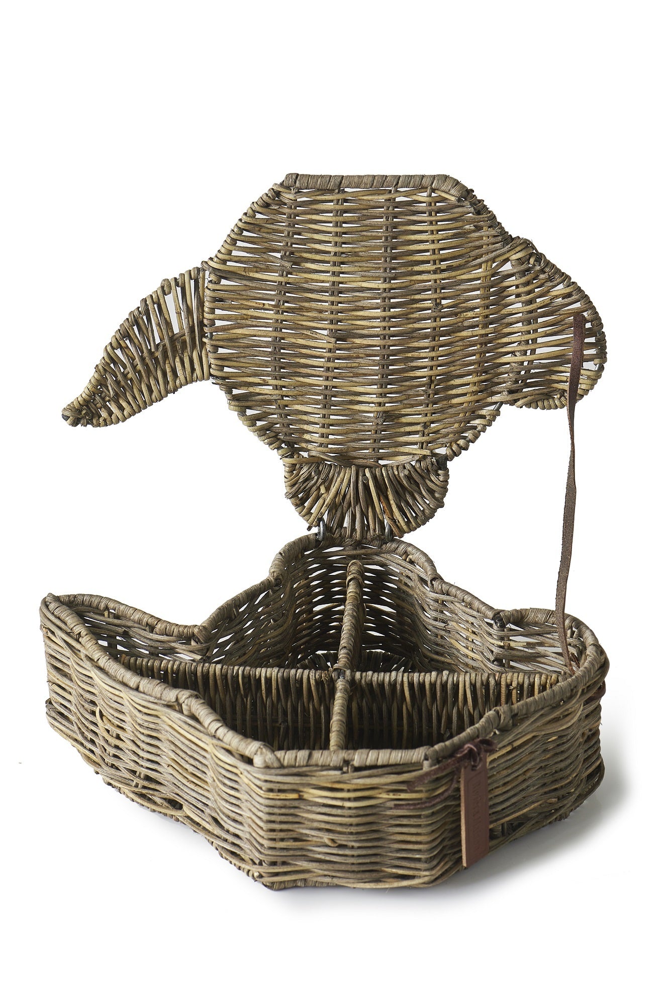 Rustic rattan teapot tea box riviera maison