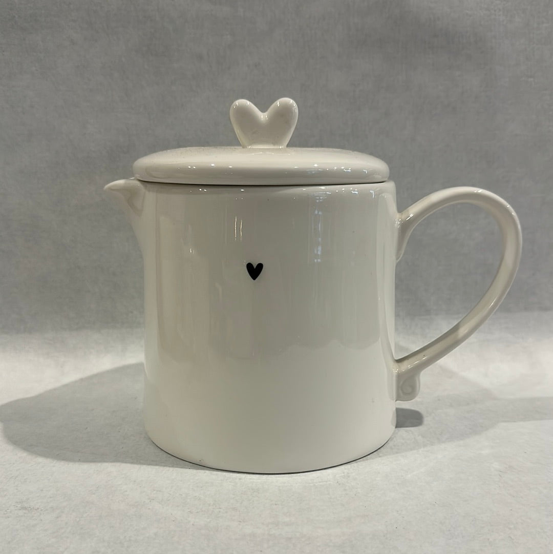 Teapot White / Tealight Holder White