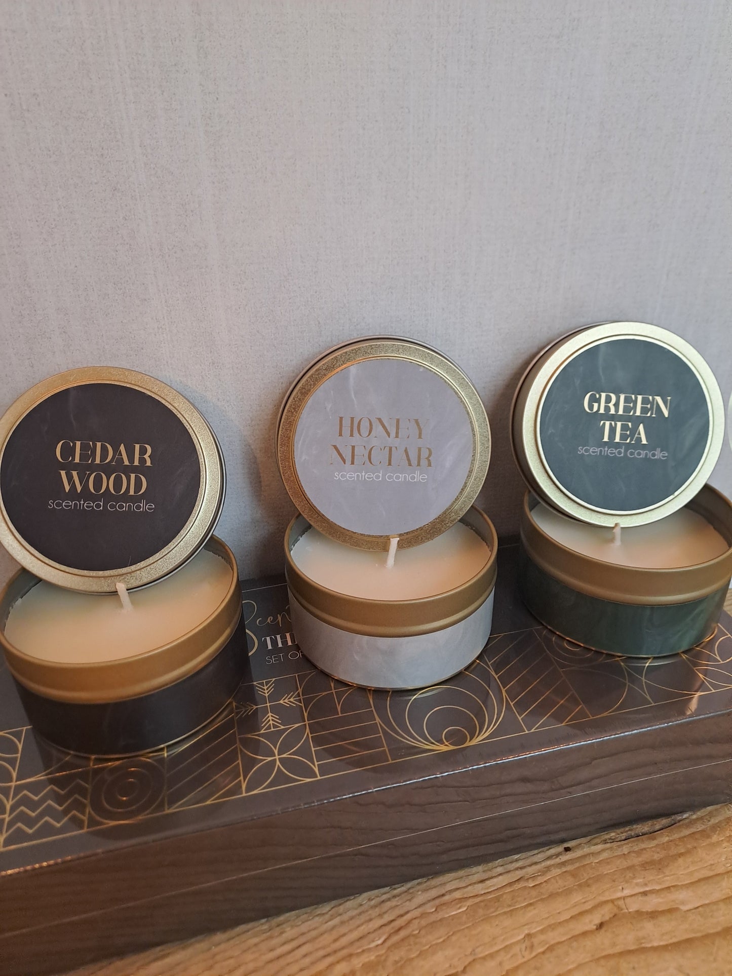 Giftset met 3 geurkaarsen