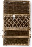 Rustic rattan kitchen organiser riviera maison